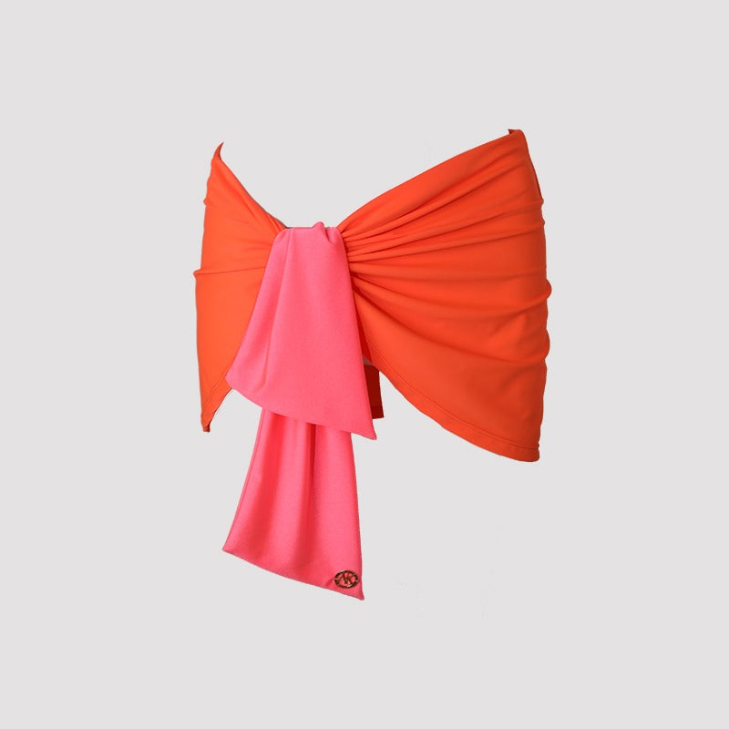 Lola Neon Orange | Electric Pink Skirt