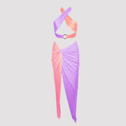 St Tropez Set Lilac | Peach