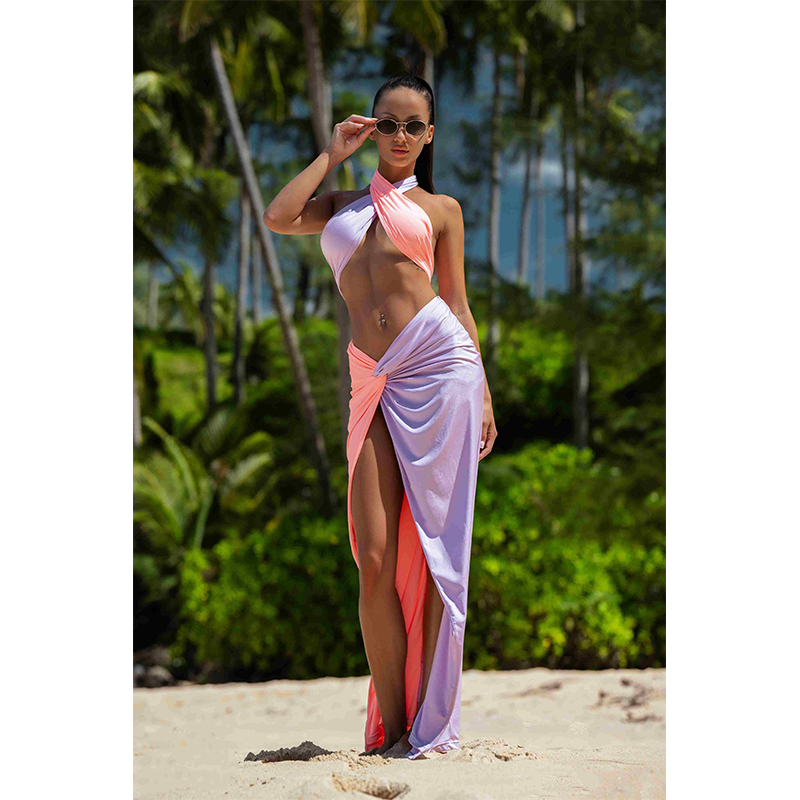 St Tropez Set Lilac | Peach